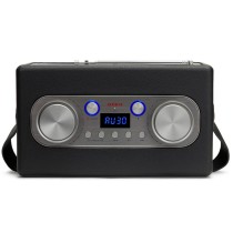 Tragbares Bluetooth-Radio Aiwa BSTU800BK   50W Lautsprecher Grau Vintage