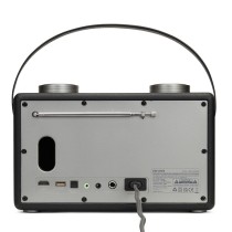 Radio Portátil Bluetooth Aiwa BSTU800BK   50W Altavoz Gris Vintage