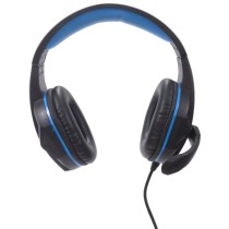 Auriculares com microfone CoolBox DG-AUM-B01           Preto