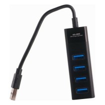 Hub USB 4 Portas 3.0 ELBE HUB401 Preto