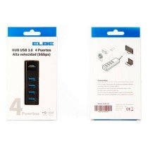 Hub USB 4 Ports 3.0 ELBE HUB401 Noir