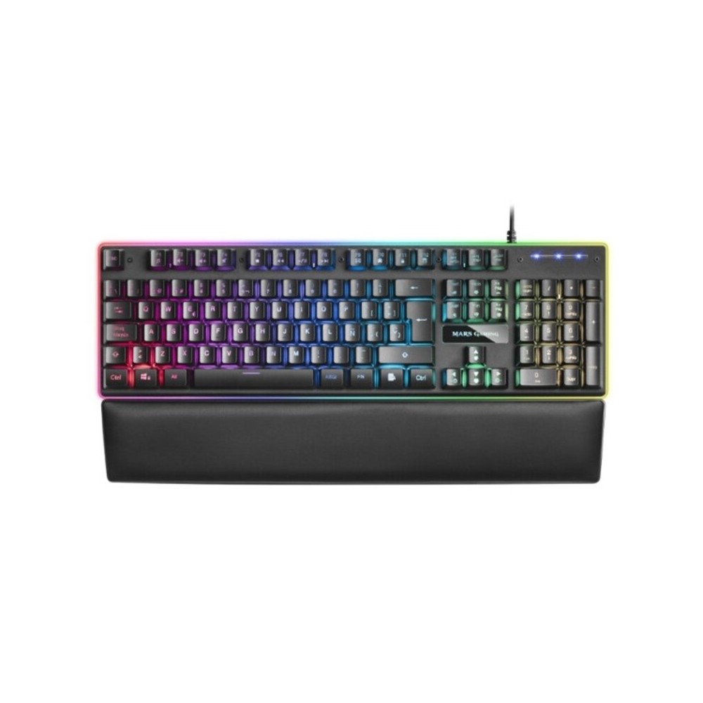 Teclado Gaming Mars Gaming MK320ES RGB USB Preto