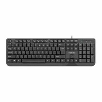 Tastatur Natec Trout Schwarz Qwerty Spanisch