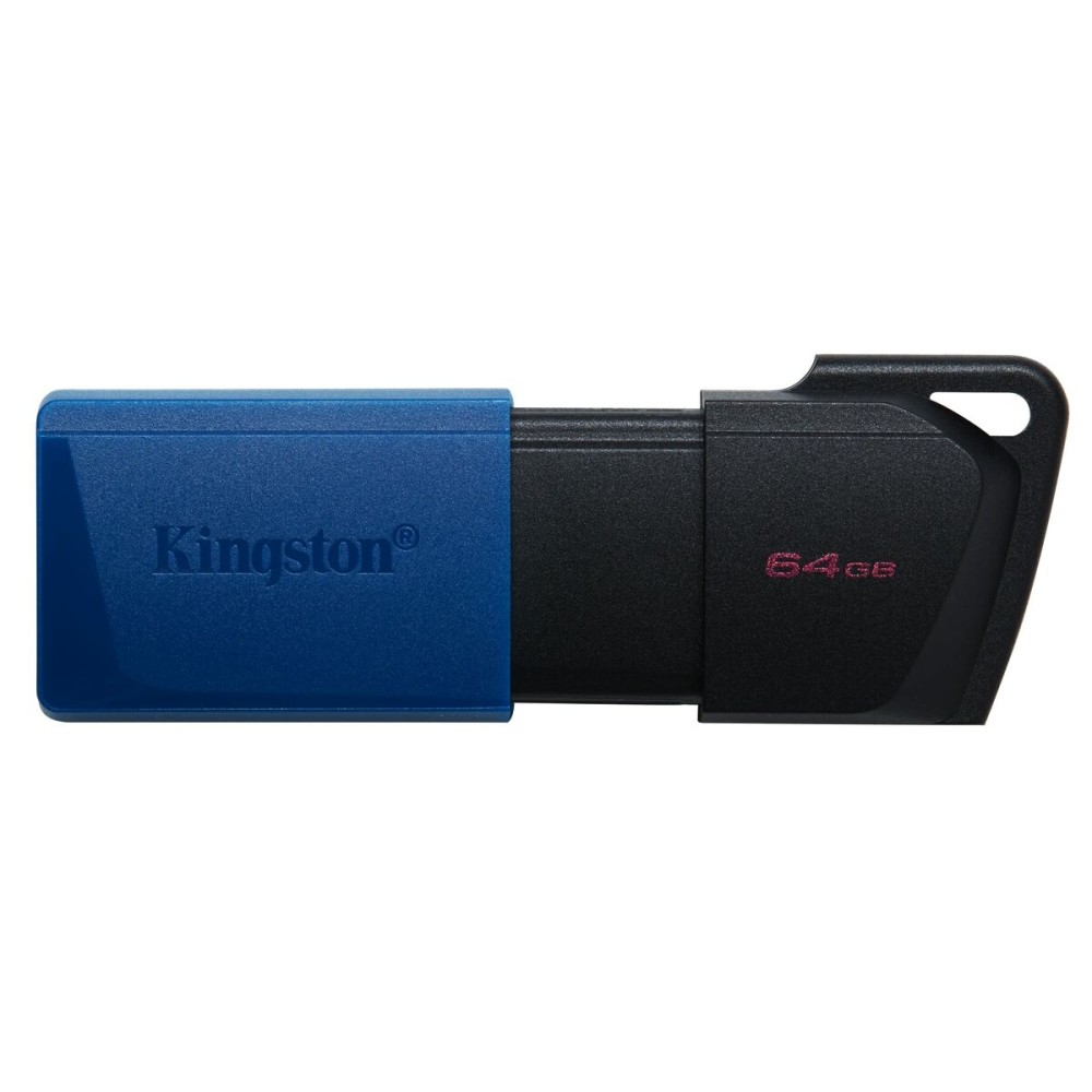 Pendrive Kingston DTXM/64GB Corrente para Chave Preto Azul Preto/Azul 64 GB