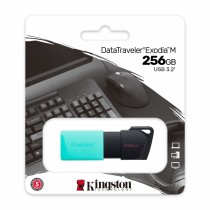 Pendrive Kingston DTXM/256GB Llavero Negro Turquesa 256 GB