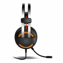 Gaming Headset mit Mikrofon Krom Kode Schwarz/Orange Schwarz