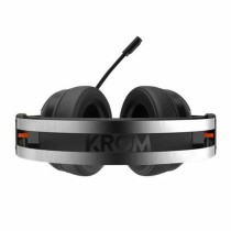 Gaming Headset mit Mikrofon Krom Kode Schwarz/Orange Schwarz