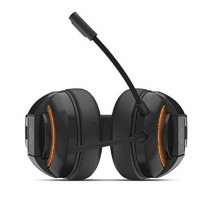Auriculares con Micrófono Gaming Krom Kode Negro/Naranja Negro