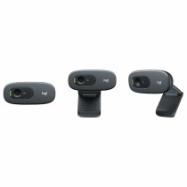 Webcam Logitech 960-001381 720p Negro