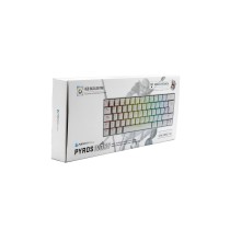 Tastiera per Giochi Newskill Pyros Ivory RGB Qwerty in Spagnolo