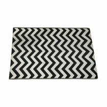 Tappeto Bianco Nero 179 x 120 x 0,5 cm (12 Unità)