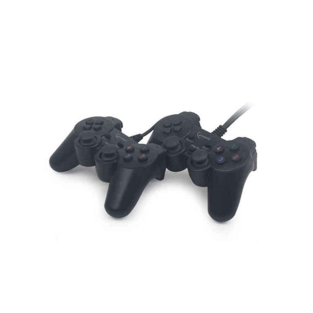 Controller Gaming GEMBIRD Dual Gamepad PC Nero