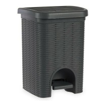 Waste bin with pedal Stefanplast Elegance Grey Plastic 20 L 27 x 39 x 30,5 cm