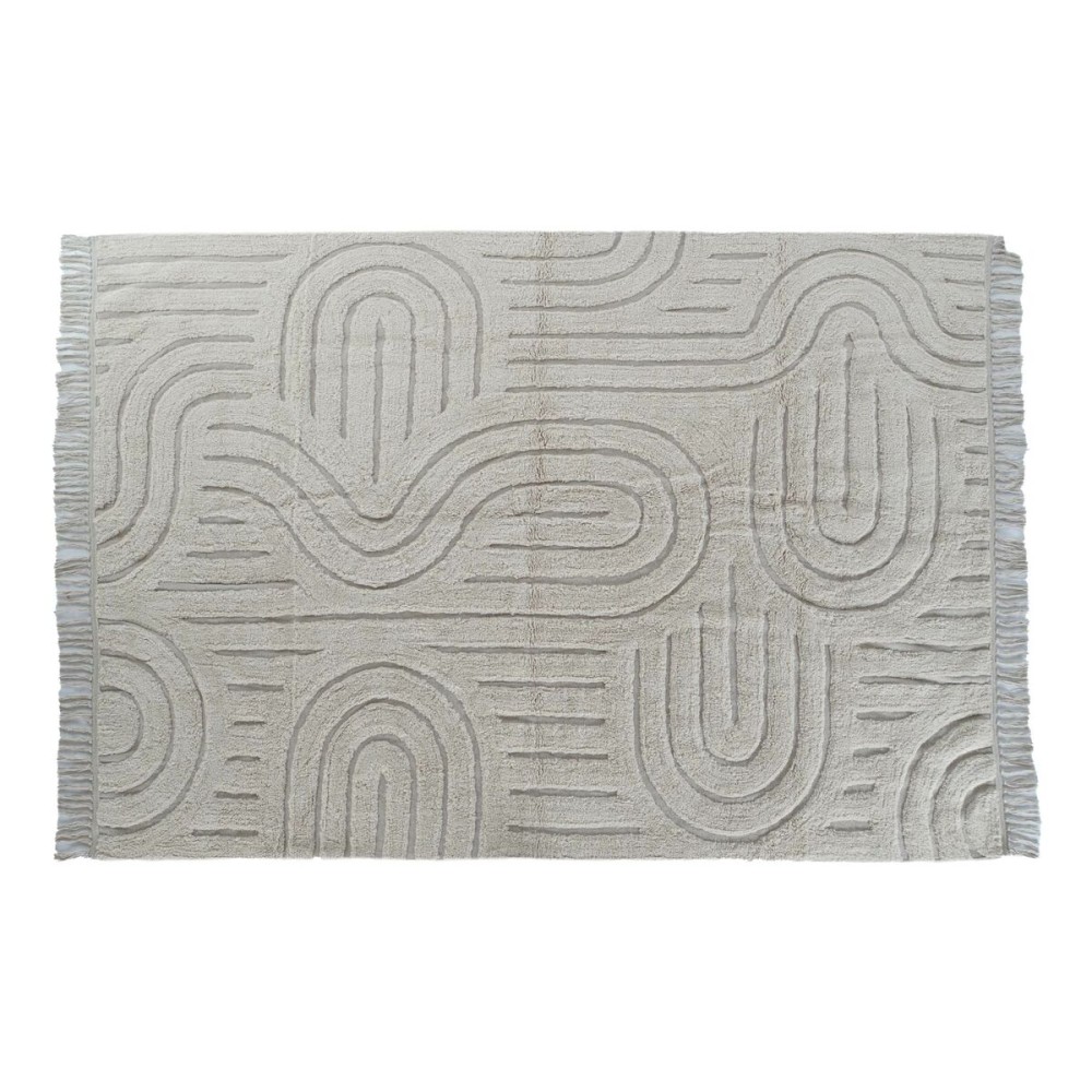 Teppich DKD Home Decor Creme 160 x 230 x 1,5 cm