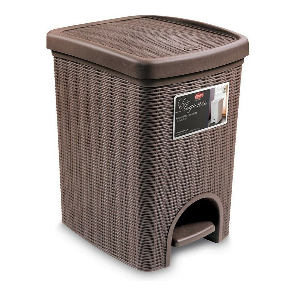 Rubbish bin Stefanplast 30802 Brown