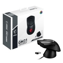 Rato MSI CLUTCH GM31 LIGHTWEIGHT WIRELESS Preto