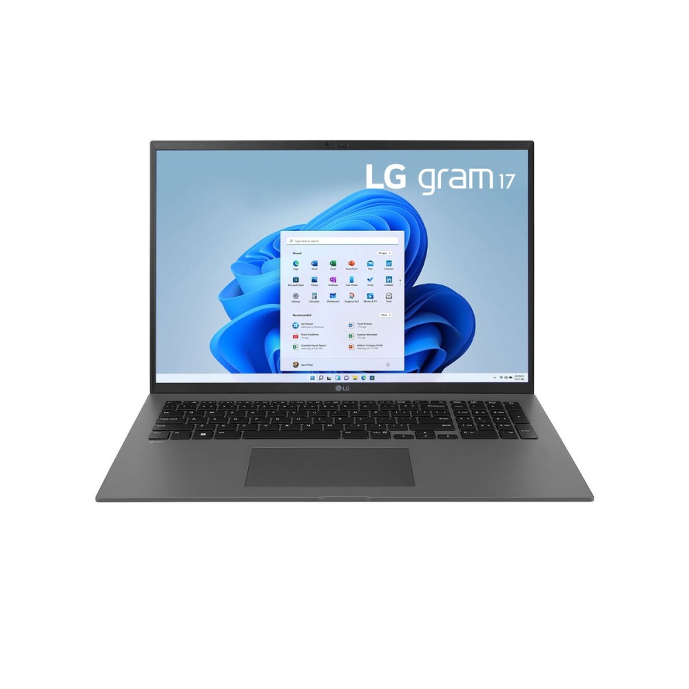 Notebook LG Gram 17Z90Q Qwerty in Spagnolo 1 TB SSD 32 GB RAM Intel Core I7-1260P