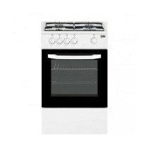 Gas Cooker BEKO CSG42010DWN 60 cm Black/White