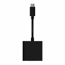 Adaptador USB-C Aisens Conversor USB-C a VGA, USB-C/M - HDB15/H, Negro, 15cm VGA