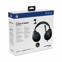 Auriculares com microfone para Vídeojogos Hyperx HyperX Cloud Stinger PS5-PS4 Preto/Azul Azul Preto