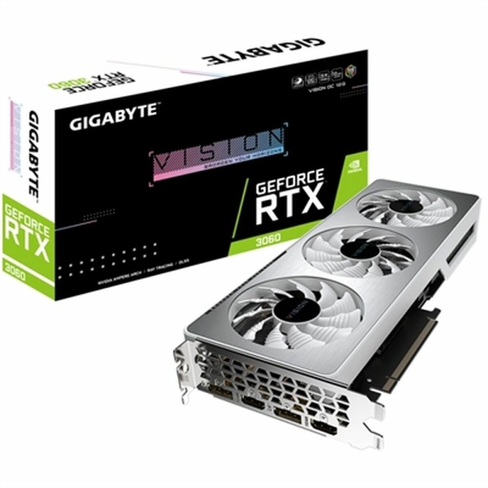 Grafikkarte Gigabyte GV-N3060VISION OC-12GD 2.0 8K Ultra HD 12 GB GDDR6 12 GB RAM GeForce RTX 3060