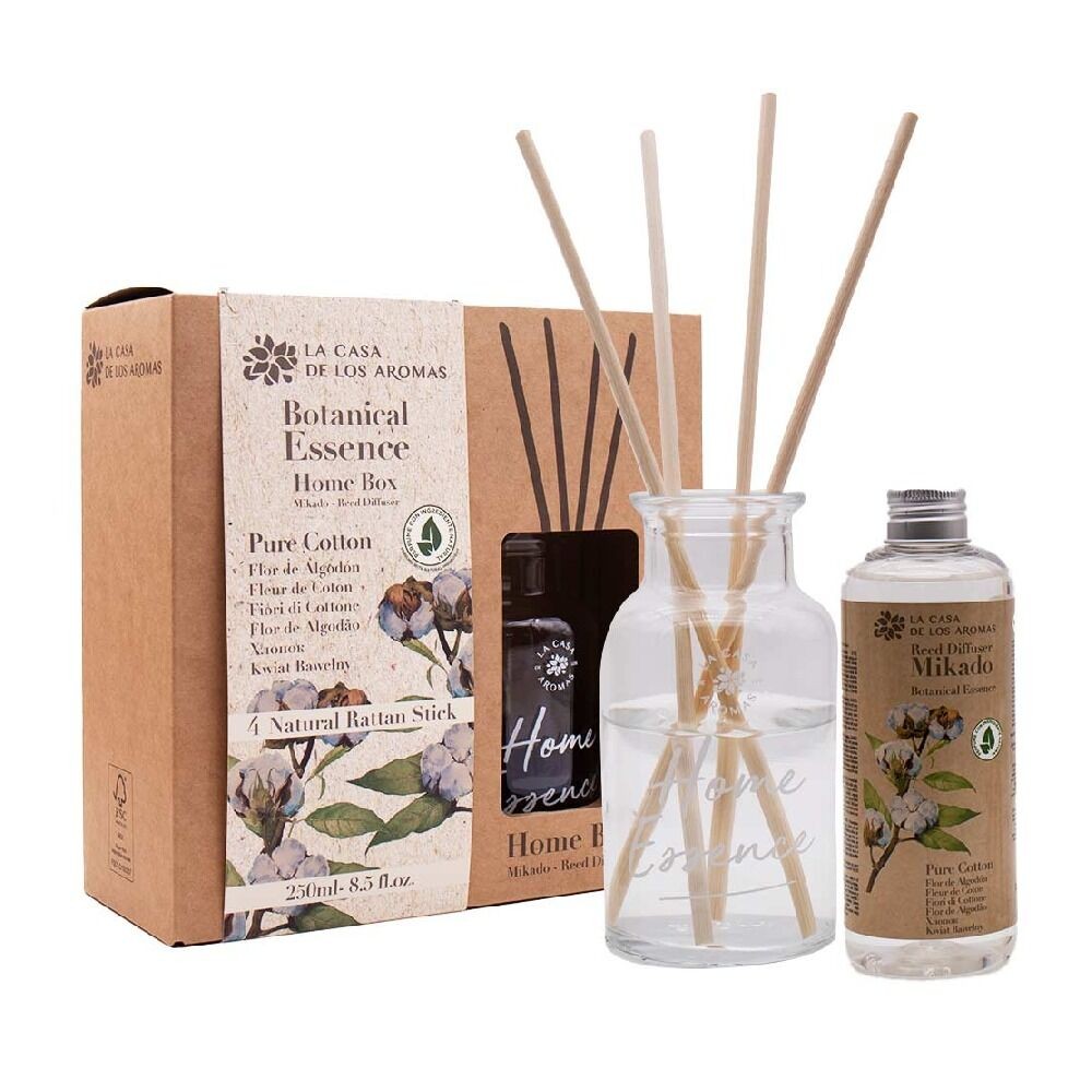 Air Freshener Flor de Mayo Mikado Botanical Essence Cotton 1 L (250 ml)