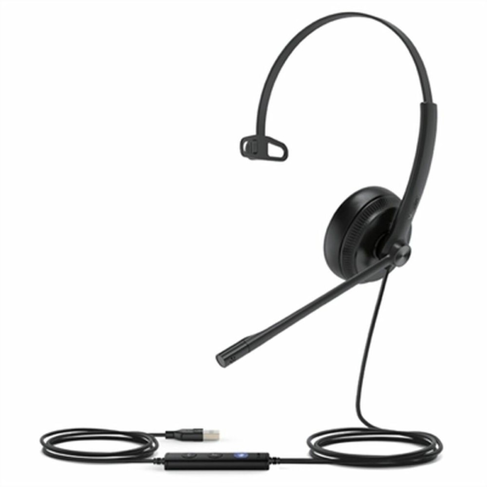 Auriculares com microfone Yealink YEA_UH34-MONO-T Preto