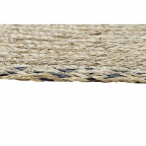 Tapete DKD Home Decor 140 x 0,5 x 140 cm Natural Poliéster Duas cores Tropical