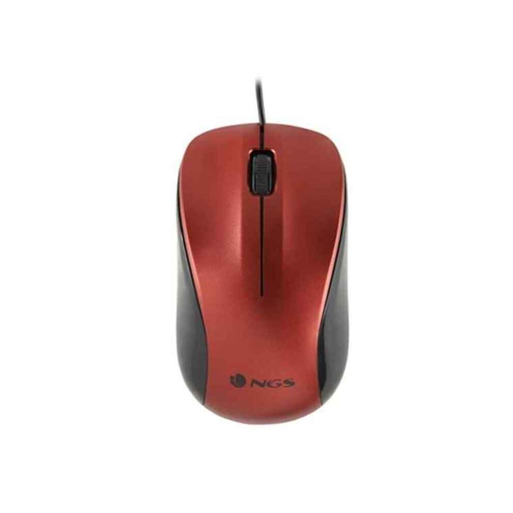 Optical mouse NGS WIRED 1200 DPI Red