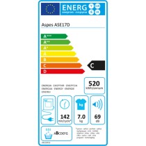 Secadora de evacuação Aspes ASE17D 7 kg 2000 W