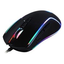 LED Gaming-Maus CoolBox DG-MOU019-RGB        RGB 6400 dpi 30 ips Schwarz