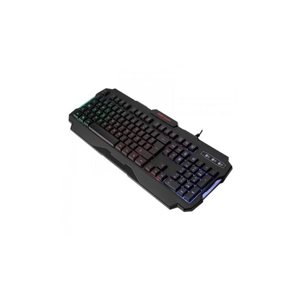 Gaming Tastatur Mars Gaming MRK0 RGB USB 2.0 Schwarz Spanisch