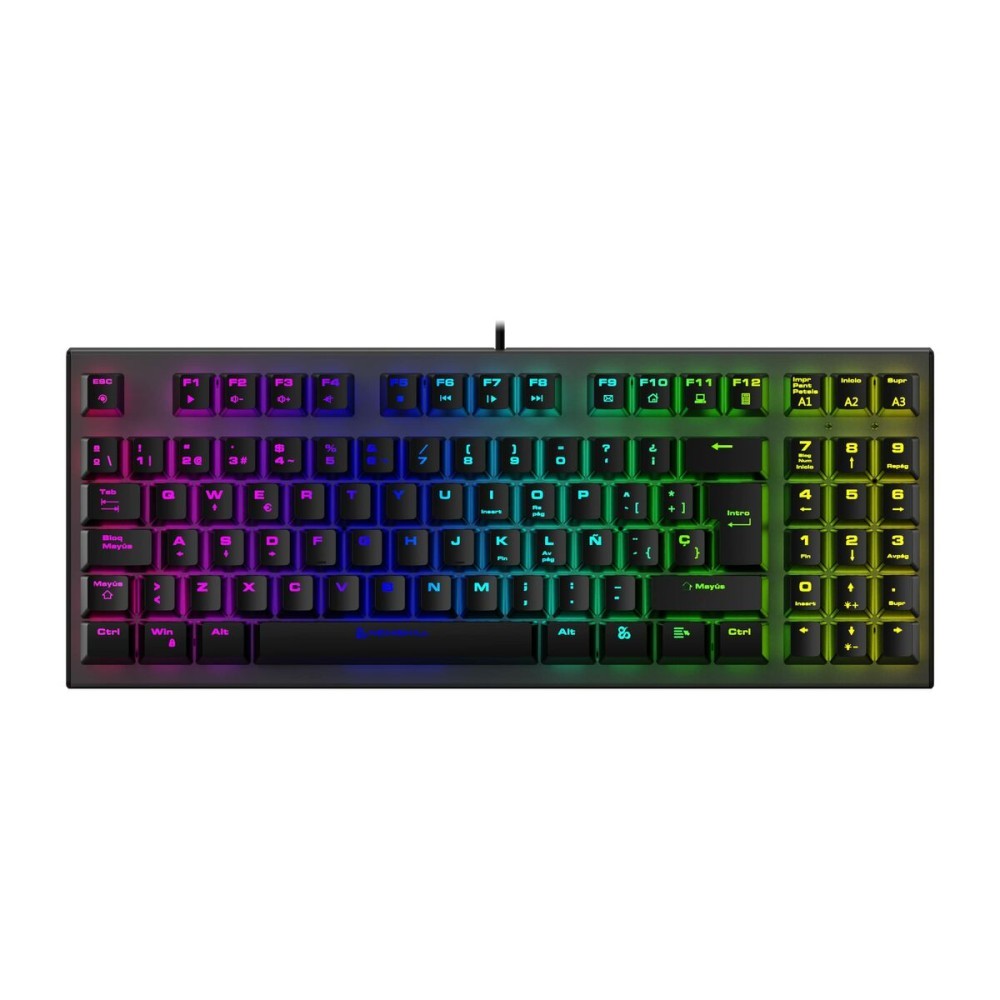 Gaming Tastatur Newskill NS-KB-CHRONOS-BLUE Qwerty Spanisch