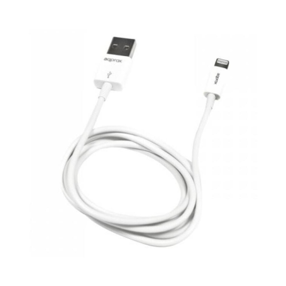 Cabo de dados/carregador com USB APPROX AP-APPC03V2 Branco Multicolor