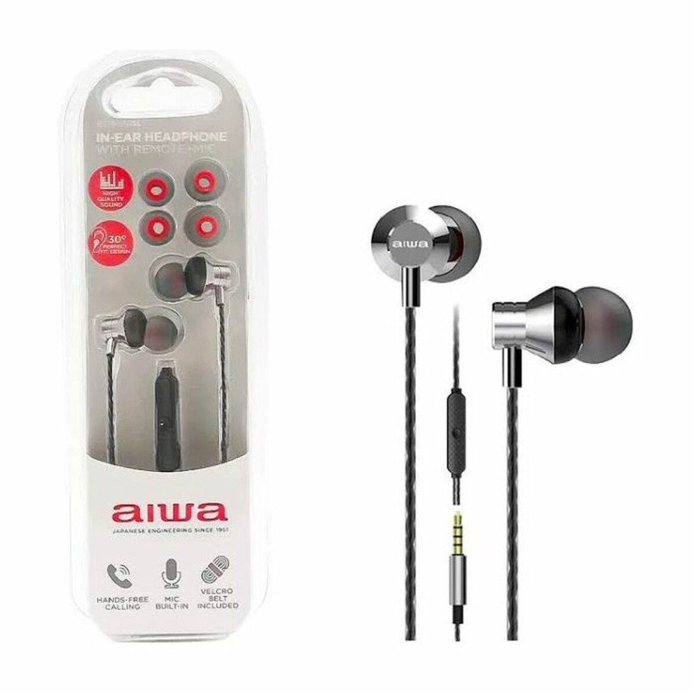 Auriculares Aiwa ESTM50SL Prata