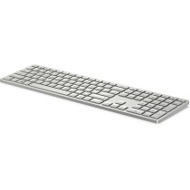 Drahtlose Tastatur HP 970 Qwerty Spanisch Silberfarben