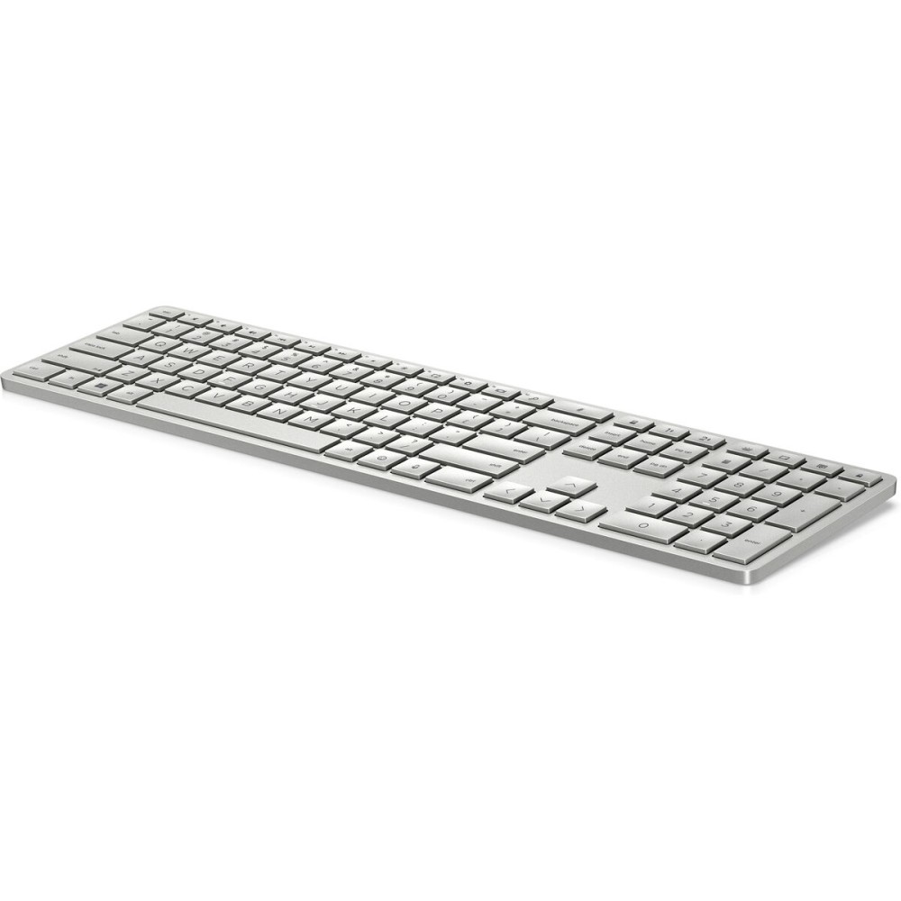 Tastiera Wireless HP 970 Qwerty in Spagnolo Argentato