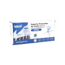 Suporte de Teto Inclinável e giratório para Projetor iggual STP01 IGG314708 -22,5 - 22,5° -15 - 15° Ferro Branco