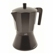 Cafettiera Italiana JATA CFI9 Nero Alluminio (9 Tazze)