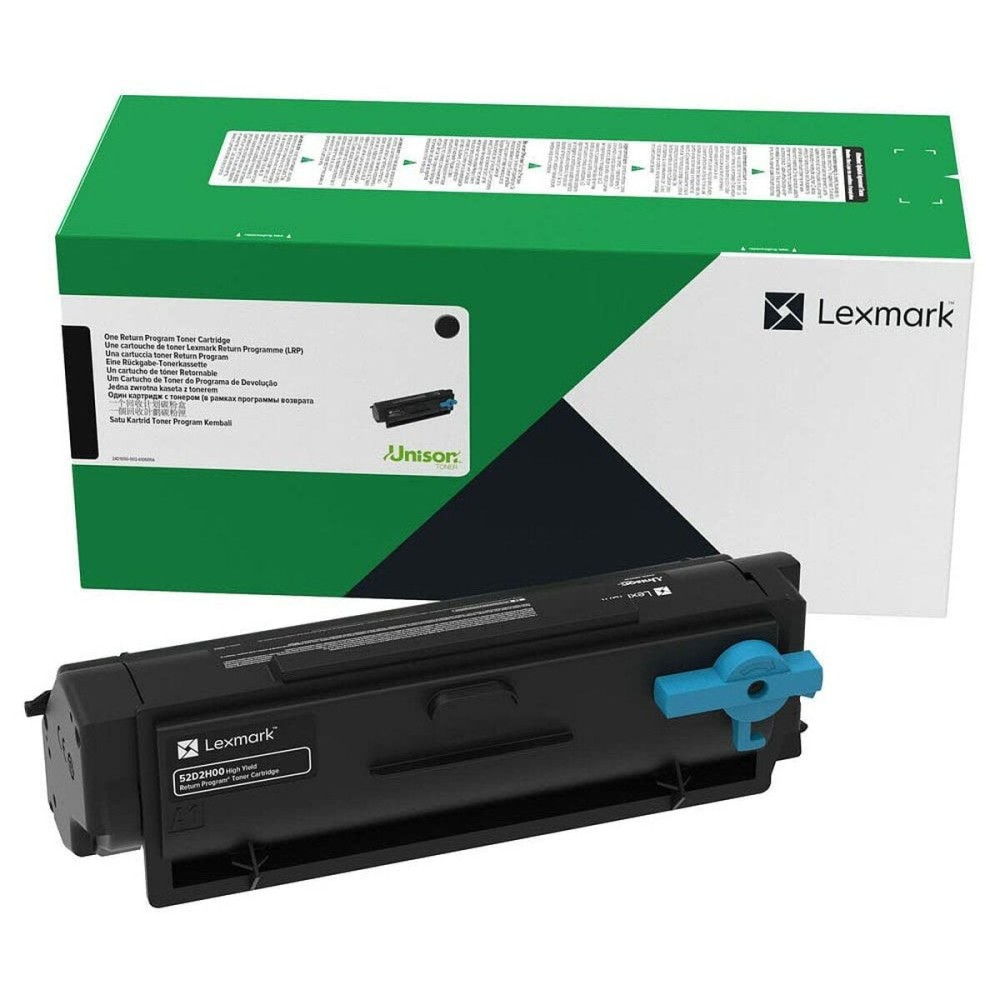 Tóner Lexmark 55B2H00 Preto Branco/Preto