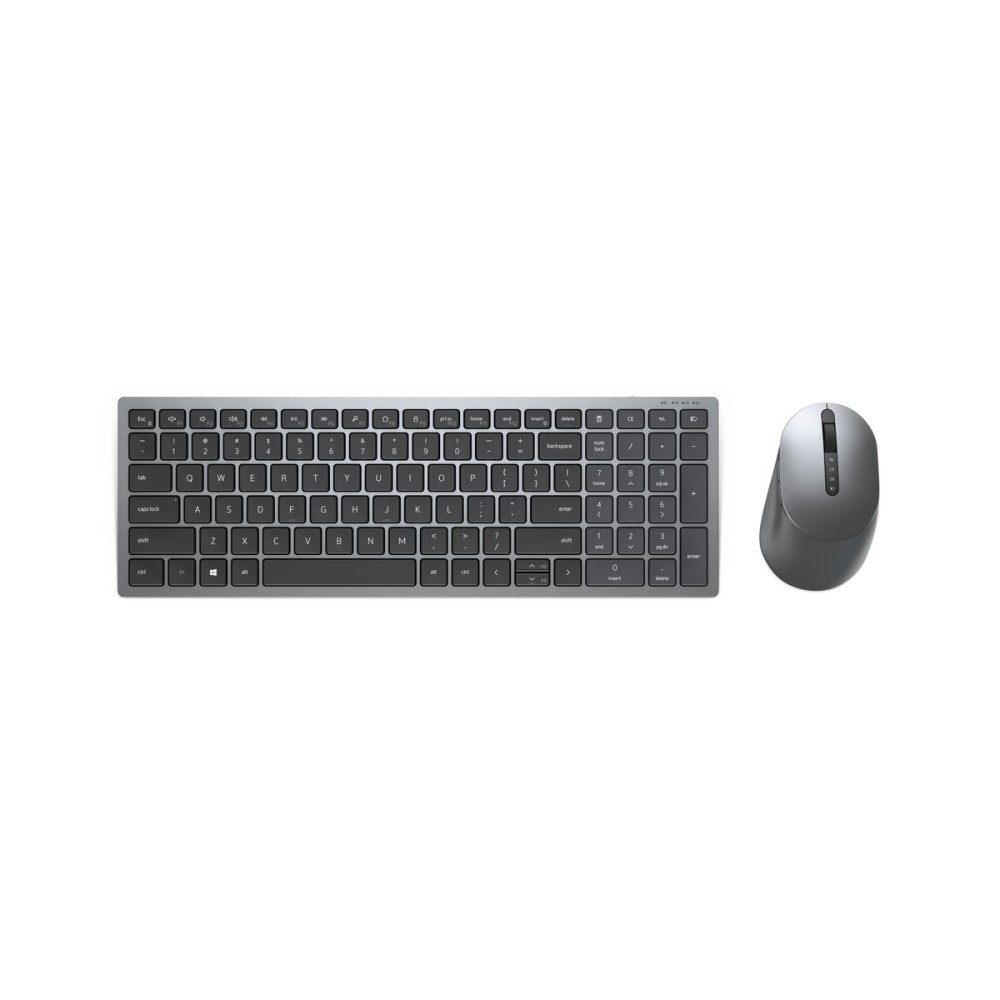 Tastatur mit Maus Dell KM7120W-GY-SPN Qwerty Spanisch