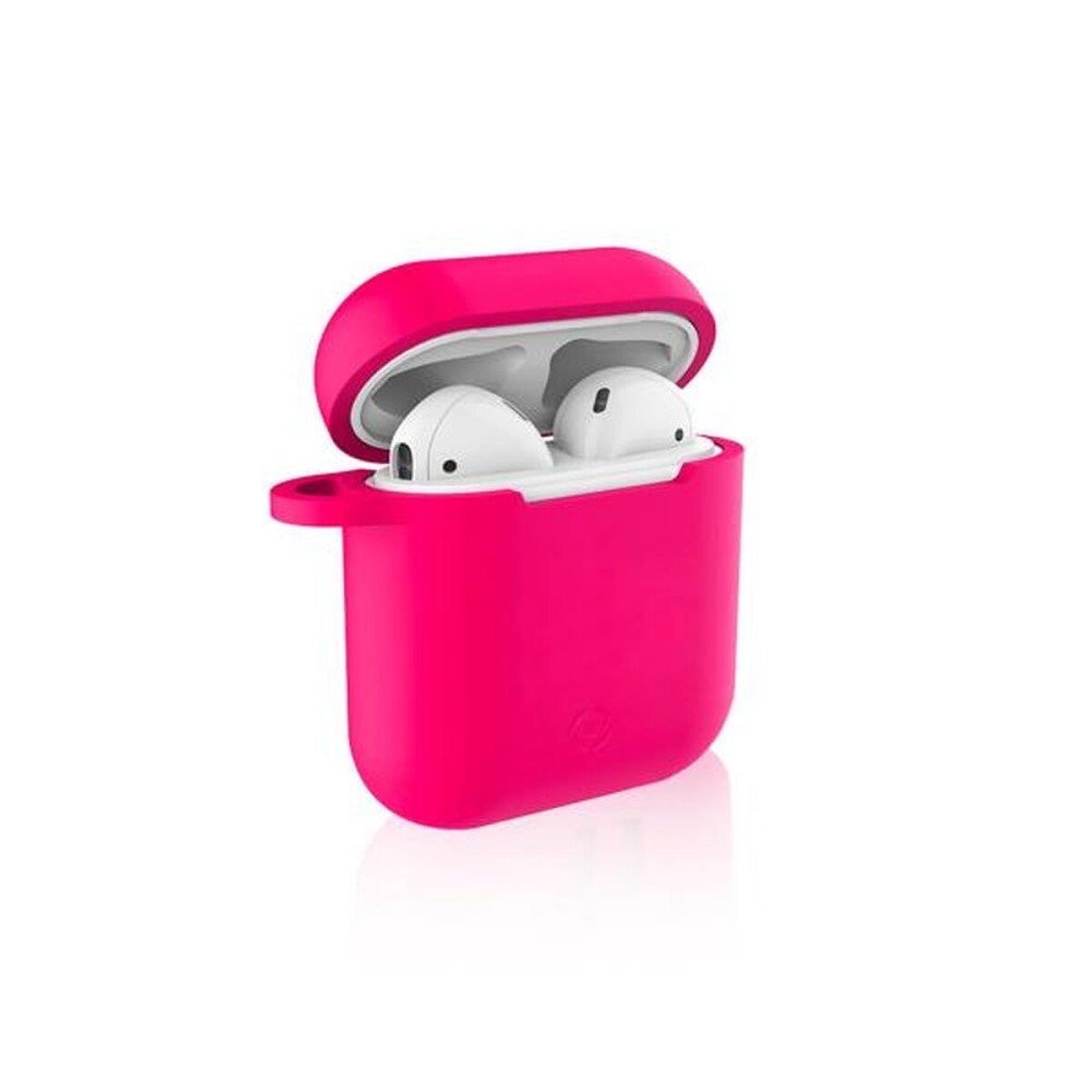 Custodia Protettrice Celly AIRPODS 1/2 GEN Auricolari Silicone Plastica