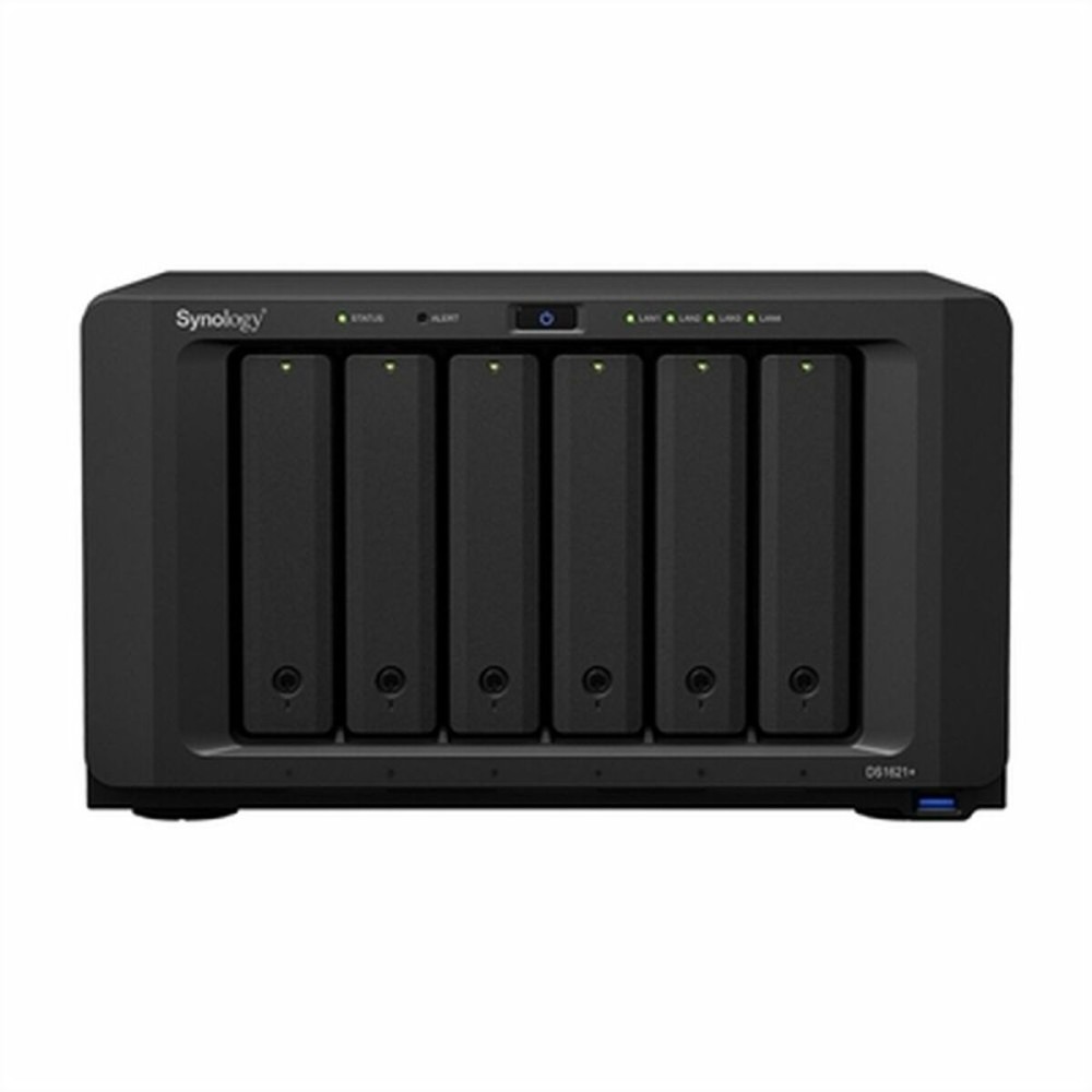 Armazenamento em rede Synology DS1621+ AMD Ryzen V1500B 25,2 db Preto