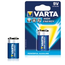 Battery Varta 6LR61 9 V 580 mAh High Energy Blue