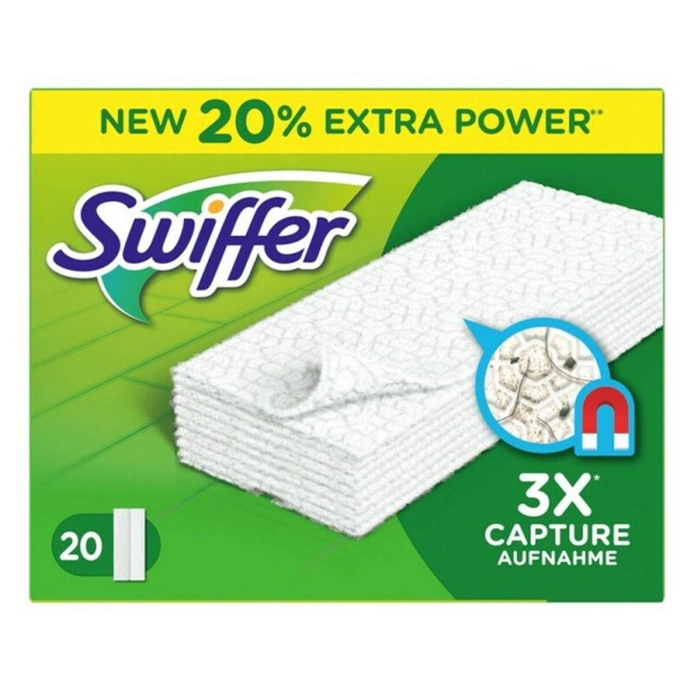 Recambio para Mopas Swiffer Mopa Polvo Seco (20 Unidades) (20 uds)