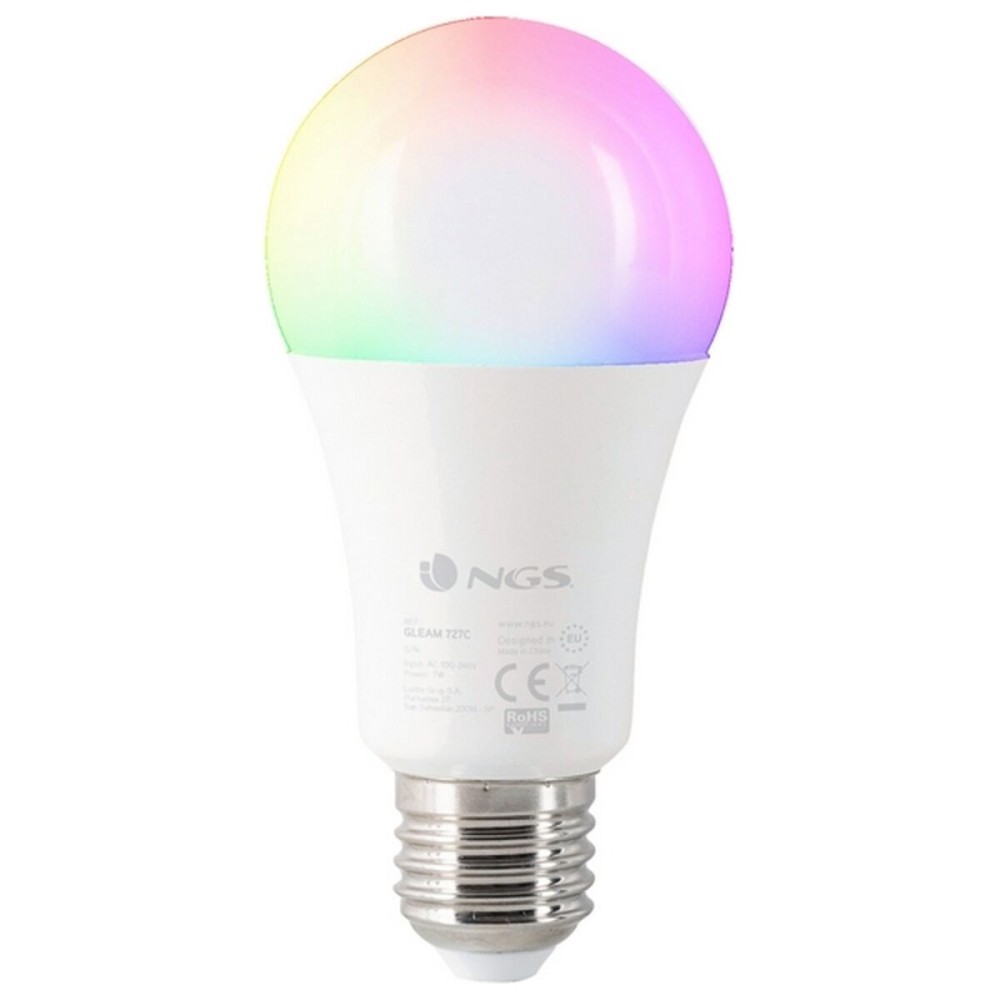 Lâmpada Inteligente NGS Gleam727C RGB LED E27 7W 7W E27 700 lm (2800 K) (3500 K)