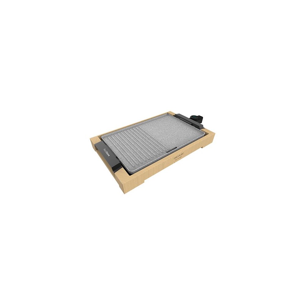 Plancha de Cocina Cecotec Tasty&Grill 2000 Bamboo MixStone 200W