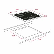 Piano Cottura in Vetroceramica Teka TB 6415 60 cm 6300 W