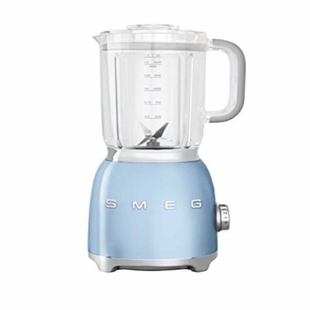 Batedora de Copo Smeg BLF01PBEU 800 W Azul Azul Pastel 1,5 L