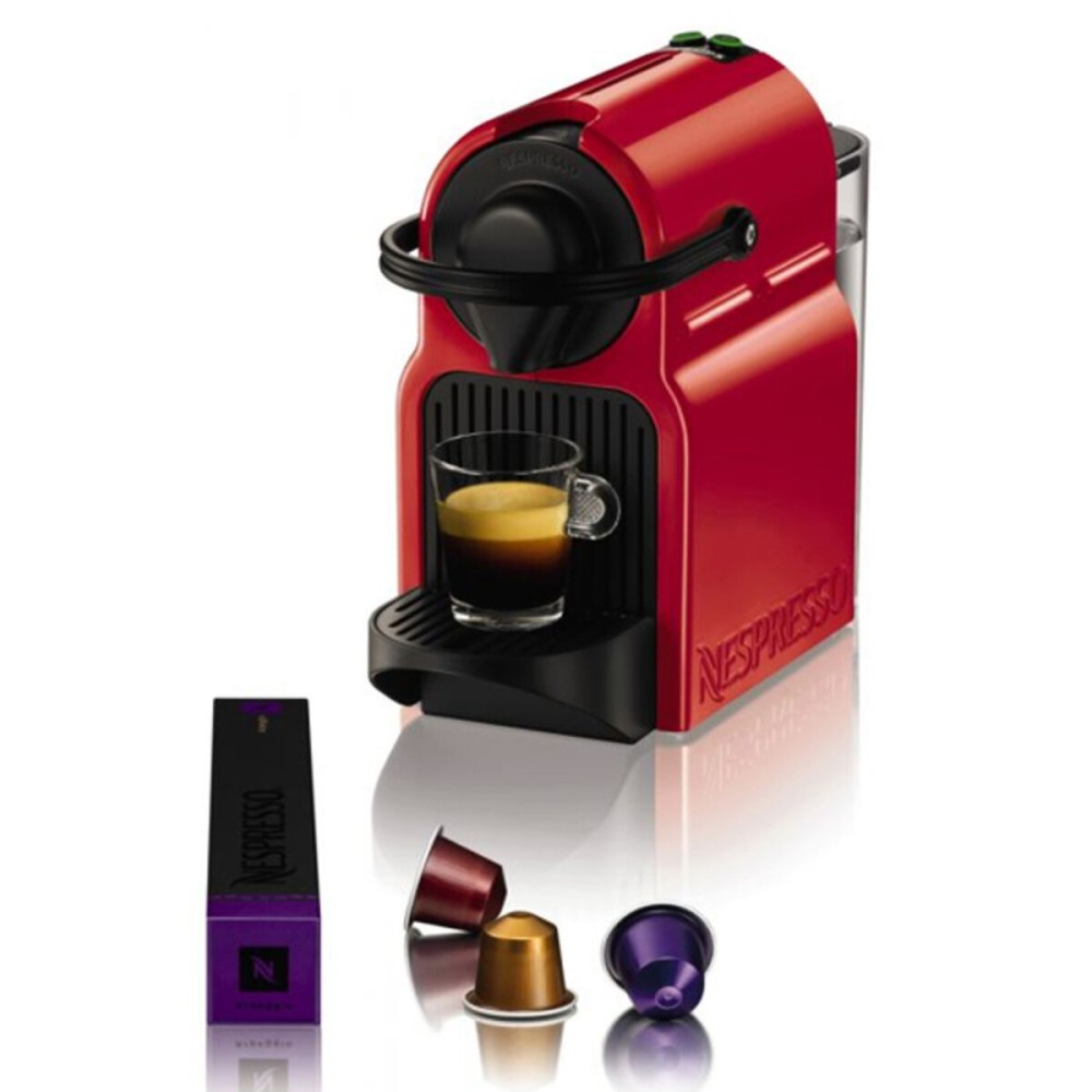 Caffettiera con Capsule Krups Nespresso Inissia XN100510 0,7 L 19 bar 1270W Plastica Rosso 700 ml 800 ml 1 L (Caffettiera con Ca